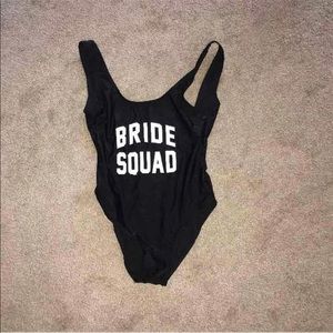 One piece bathing suit